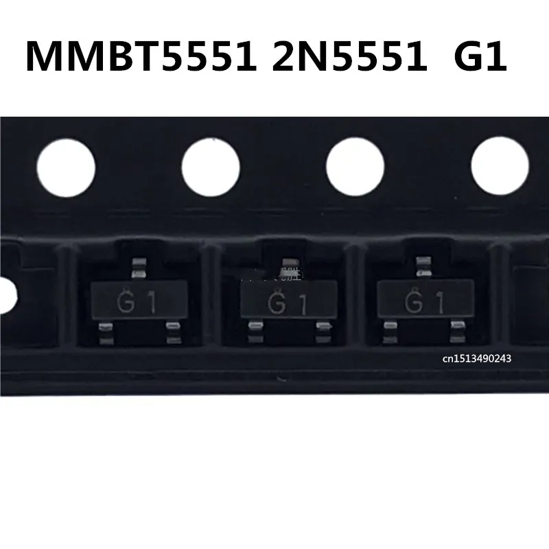 

Original new 100pcs/ MMBT5551 2N5551 MMBT5551LT1G G1 SOT-23