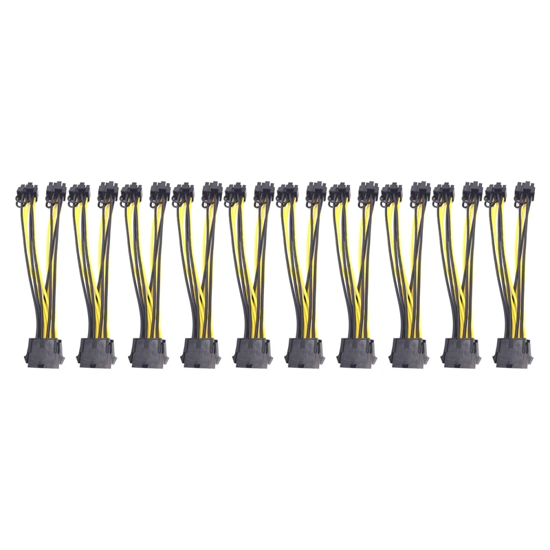 

Видеокарта 8PIN-Dual 8PIN, видеокарта 8P Female к Dual 6 + 2Pin Male, видеокарта 8P 1 Point 2 10 шт.