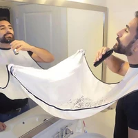 110cm70cm mens style apron male beard shaving apron care clean hair adult bibs shaver holder bathroom organizer gift for man