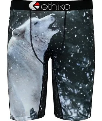 Ethika мужские трусы-боксеры нижнее бельё для девочек дизайнерские дышащие трусы-боксеры из Ice Silk длинные Шорты спортивные мужские облегающие трусы для мужчин