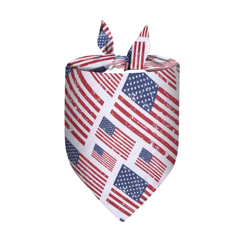 Бандана для животных Товары домашних 4 июля бандана собак в американский День