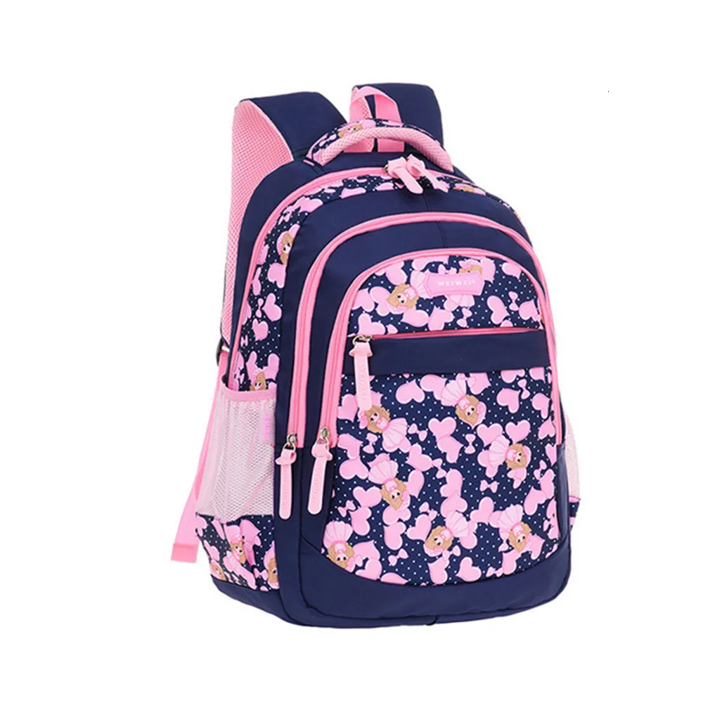 Teenage Nylon School Bags for 2023 Girls Waterproof Women School Backpack Fashion Student Book Bag Children Backpacks