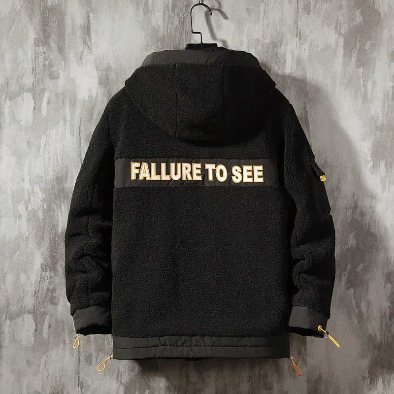 Мужская теплая куртка на молнии с капюшоном и карманами|Мужские куртки| |