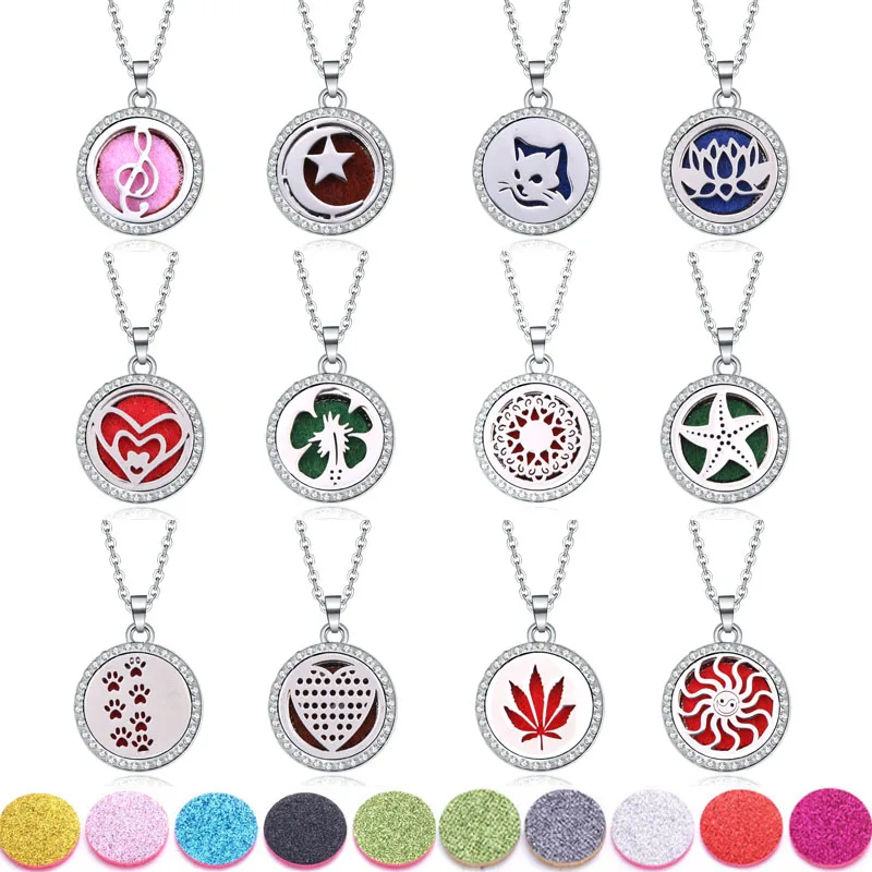 Ожерелье с подвеской для ароматерапии 10 подвесками|Подвески| |