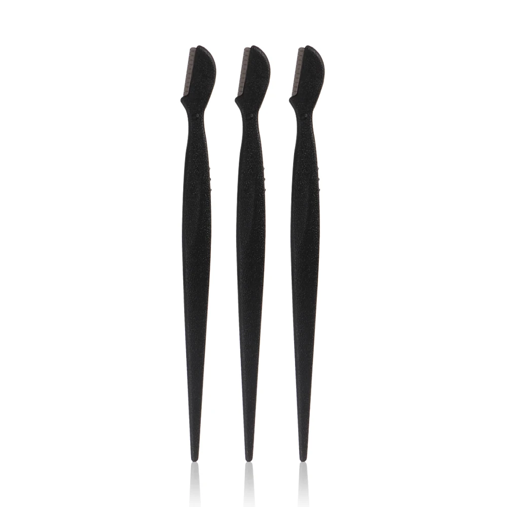 3Pcs Мини-бритва для бровей, нож, безопасный нож, шейпер, бритва, лезвие для губ, для удаления бровей, волос, триммер, инструменты для макияжа лица - Цвет: 3Pcs