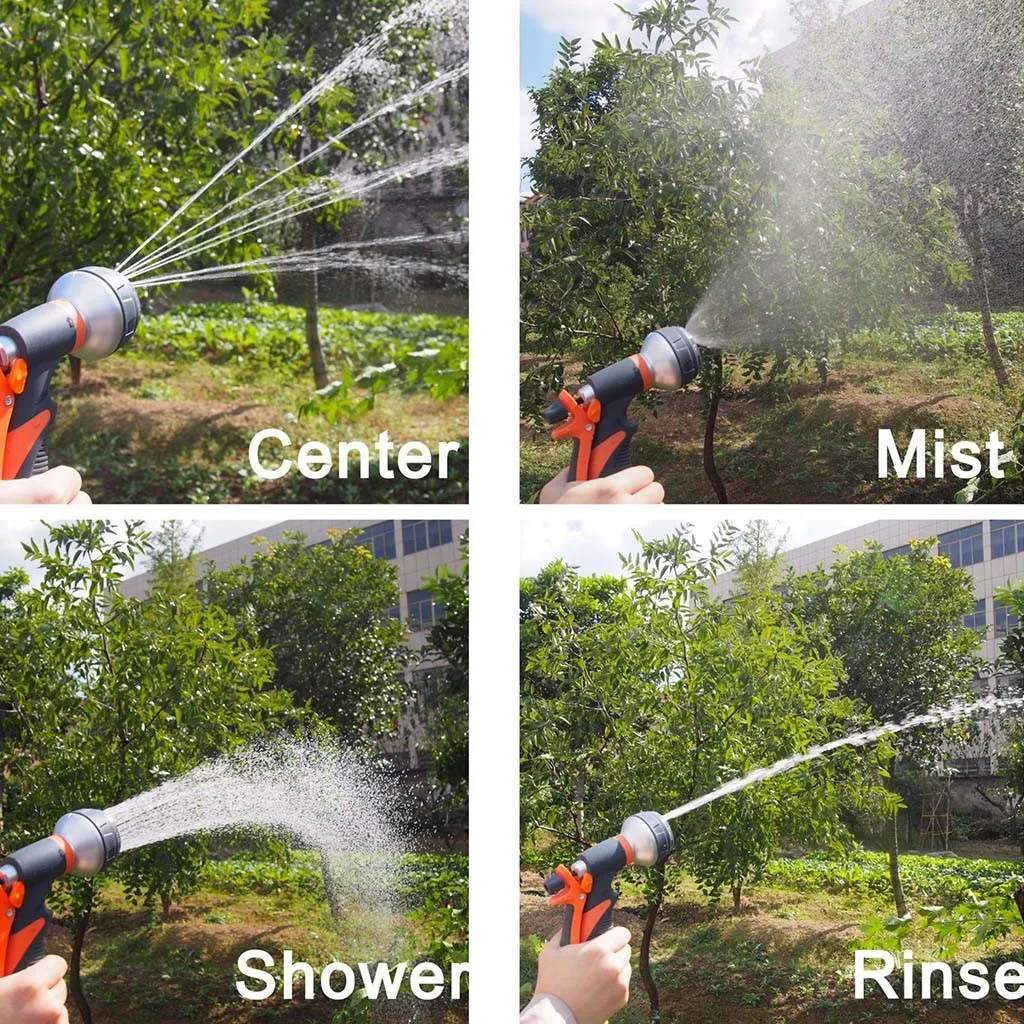 best selling products Garden Hose Nozzle Watering Spray High Pressure Sprinkler Adjustable Patterns support dropshipping