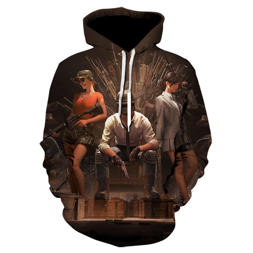 

Aikooki New PUBG 3D Hoodies Men/women Fashion Hot Game Playerunknown's Battlegrounds PUBG 3D Print Men's Hoodies and Sweatshirt
