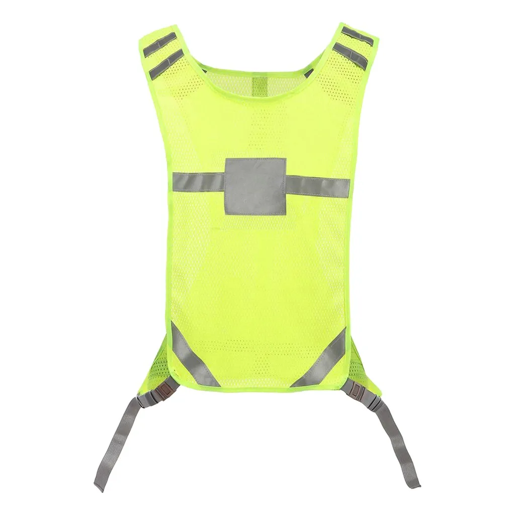 Наружный светоотражающий жилет для велоспорта спортивный Карманный Ночной бег