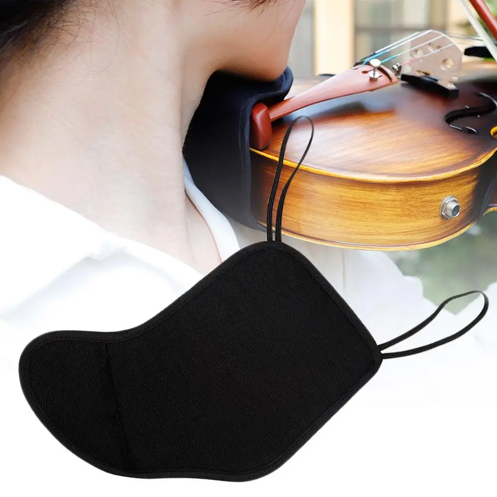 

4/4-4/3 Violin Fiddle Chin Shoulder Rest Soft Cotton Pad Cover Cushion Protector