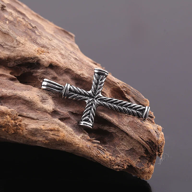 Новинка 2019 модная женская винтажная двухсторонняя подвеска в виде креста