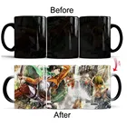 Обувь для косплея по аниме атака на Титанов ЛевиRivaille Цвет кружка меняющая 350 мл Керамика Творческий изменен Цвет Magic Кофе кружка 