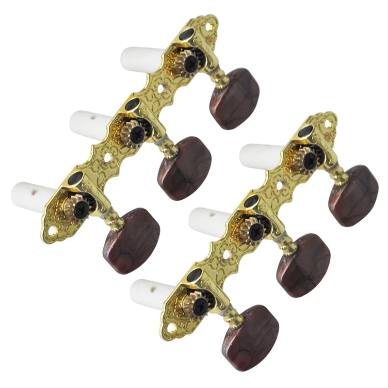

Hot-Classical Guitar Tuning Pegs Machine Heads Tuner Brown