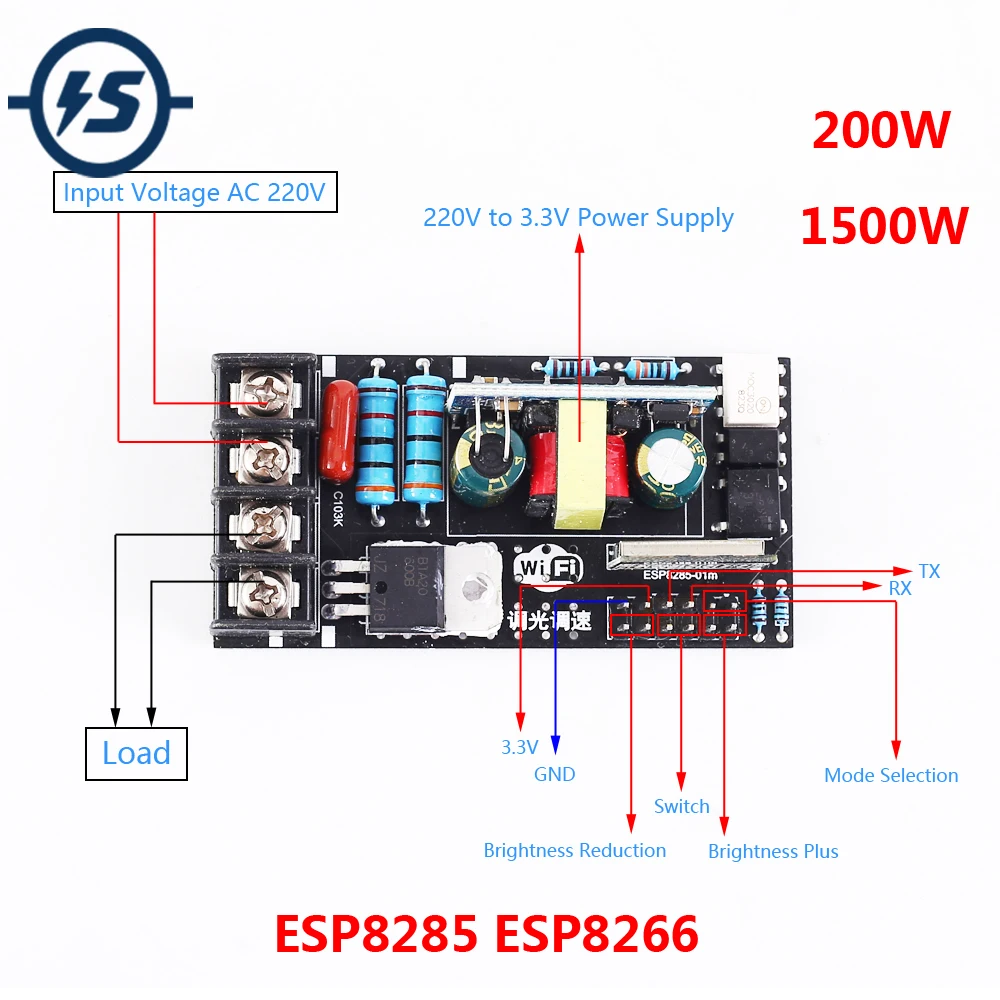 Беспроводной релейный модуль Wi-Fi IoT ESP8285 ESP8266 пульт дистанционного управления