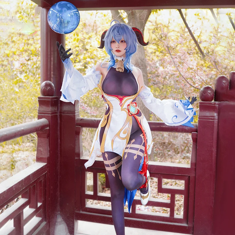 

Костюм для косплея Game Genshin Impact Ganyu, женское сексуальное платье, необычный Аниме Костюм, полный комплект, униформа для Хэллоуина и карнавала на заказ
