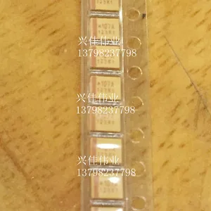 Оригинальный танталовый конденсатор SMD 5 шт./10v100uf 107A 100 мкФ 10V B3528 B Type 1210