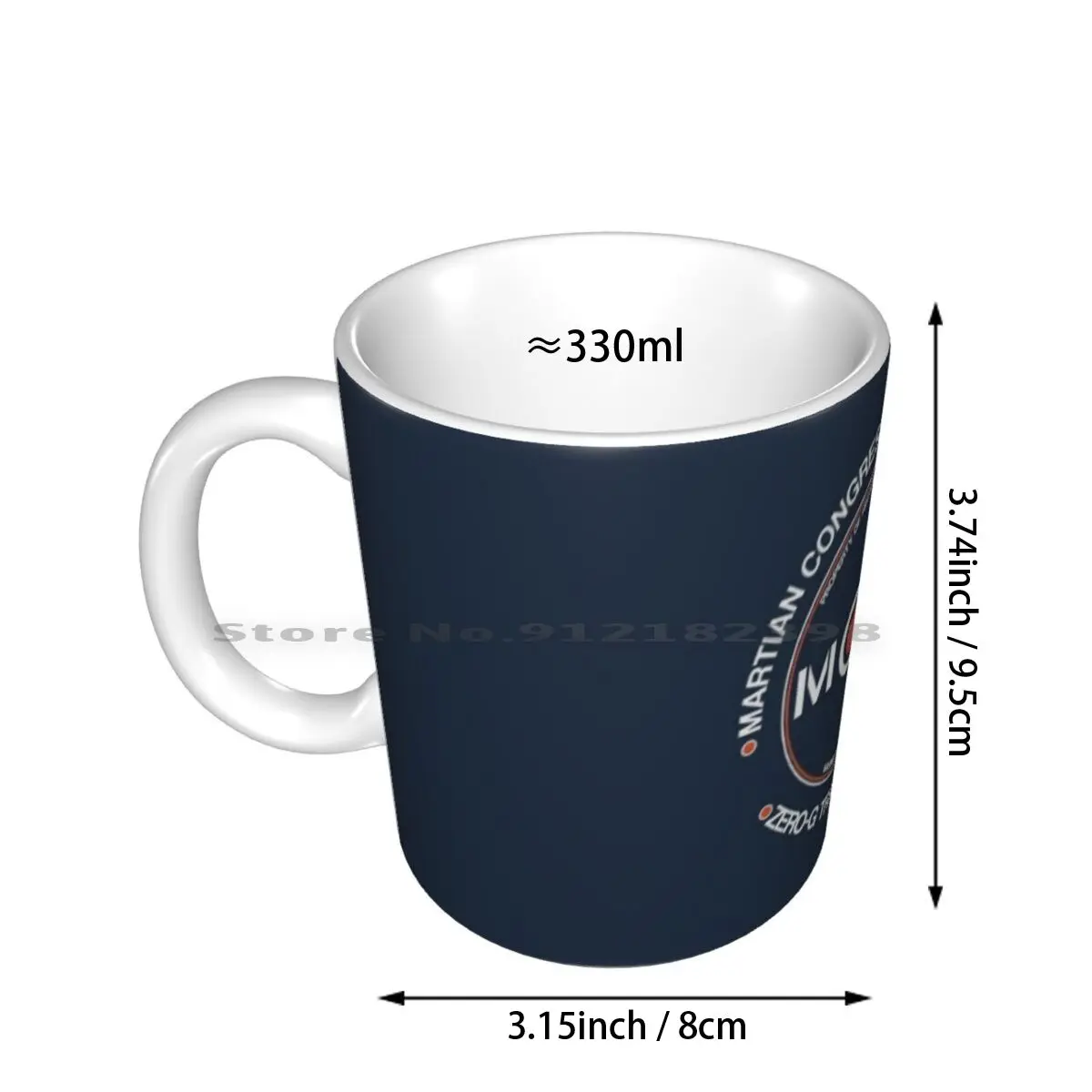 Mcrn Marine Zero-G Training Academy Original Design Ceramic Mugs Coffee Cups Milk Tea Mug Martian Navy Roci Logo Marines | Дом и сад