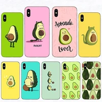 lovely avocado phone case for iphone 12 mini xs 11 pro max mobile shell 7 8 plus xr x 10 5 se 2020 6 6s funny cartoon hard cover