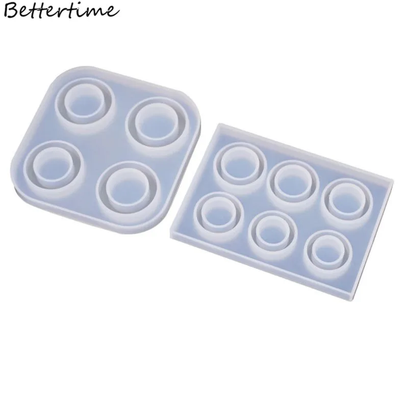 Форма силиконовая для эпоксидной смолы сделай сам молд в форме колец УФ-сетка