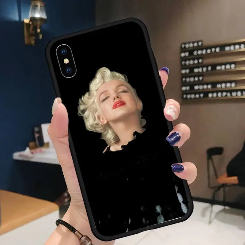 

Sexy star marylin monroe tatooe girl Phone Case for iPhone 11 12 pro XS MAX 8 7 6 6S Plus X 5S SE 2020 XR