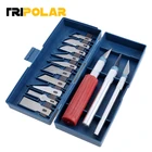 13 шт. резьба по дереву ручной долото резак ручка Ножи скульптуры ножи деревообрабатывающие столярные набор инструментов для ремонта Режущий инструмент для домашнего творчества