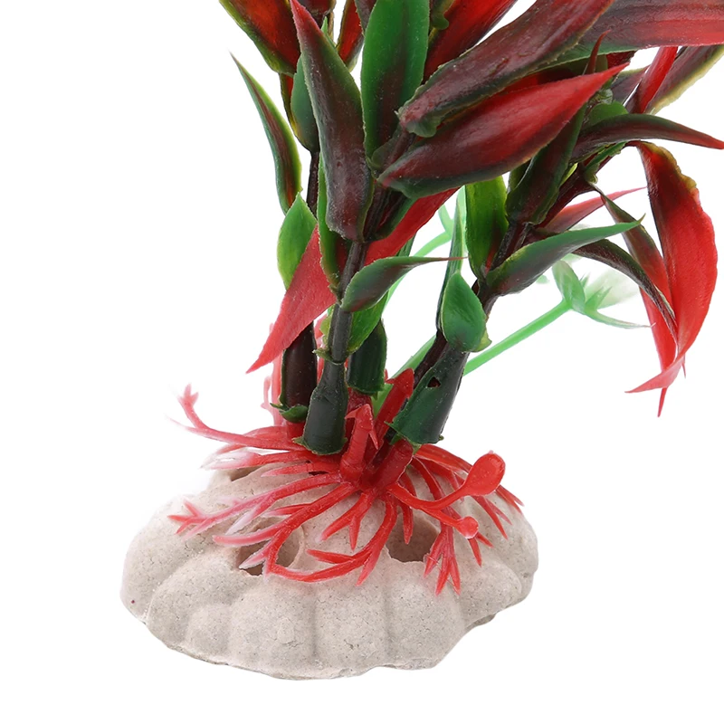 Пластиковое растение аквариум с травой декоративное моделирование бамбуковые