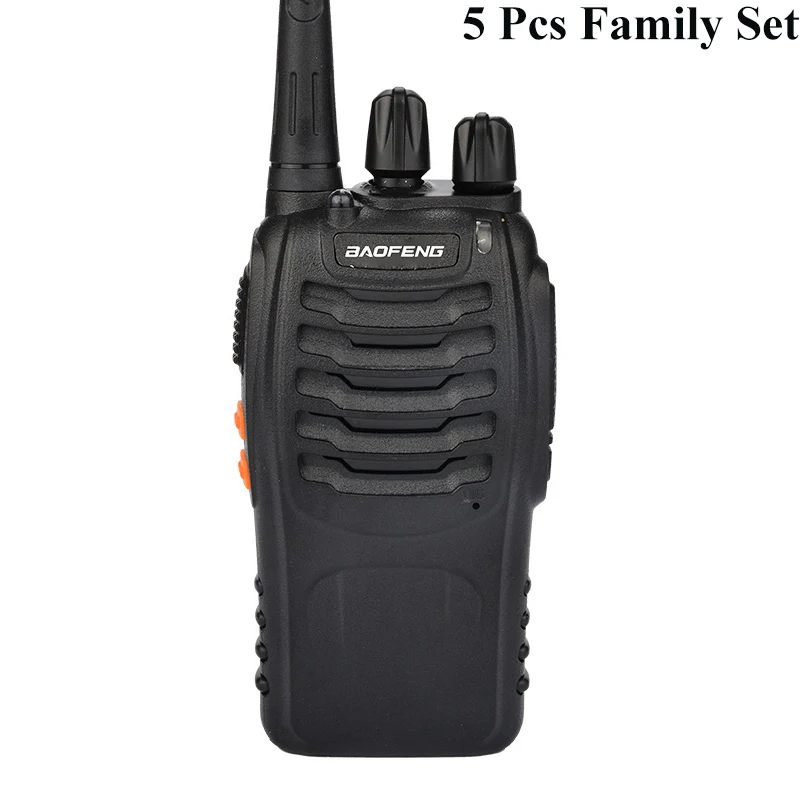 5 шт. BAOFENG BF-888s рации UHF перезаряжаемый Вт ручной 400-470 МГц 16CH двухстороннее CB радио с