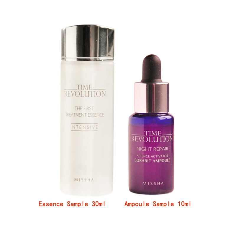 Sample Set MISSHA Time Revolution первое лечение эссенция ночной ремонт борабит ампула против морщин Сыворотка для лица отбеливающий крем для лица - Цвет: Sample Set
