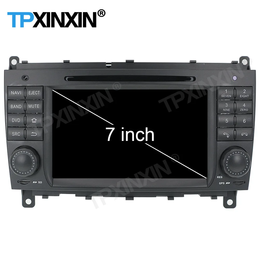 저렴한 Carplay-자동차 라디오 스테레오 스크린 무선 안드로이드 벤츠 CLK W209 GPS 플레이어 오디오 헤드 유닛, 벤츠 CLK W209 2006 2007 2008 2009 2010 2011 2012