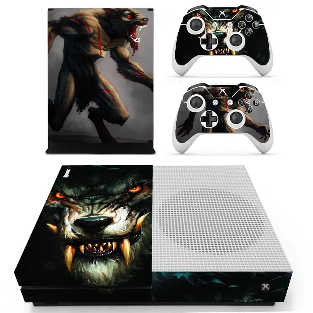 Дизайнерская наклейка для кожи Microsoft Xbox One S и 2 контроллера Slim | Электроника