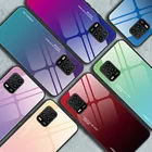 Чехол из закаленного стекла для Xiaomi Mi 9 SE 8 Lite 9T Pro 6, цветной градиентный чехол для Xiaomi A2 A1 Mix 2S Max 3 F1