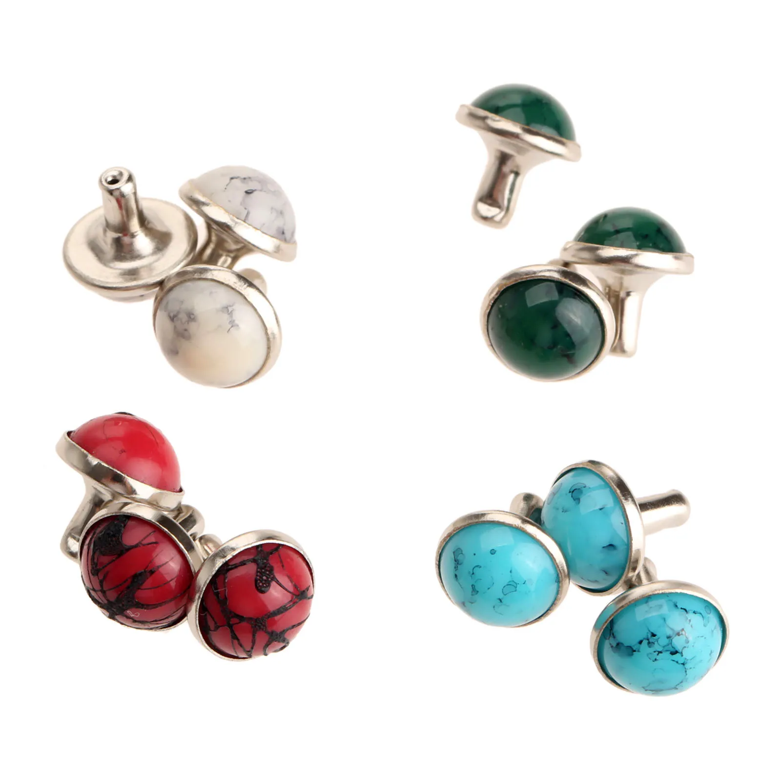 50 шт. заклепки для кожаных шипов и сумок ремней одежды обуви Ошейников домашних