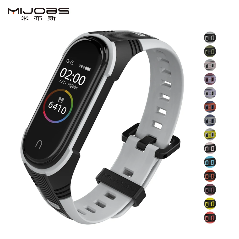 Ремешок для Mi Band 5 новый стиль ремешок Xiaomi 4 силиконовый браслет Band3 часов