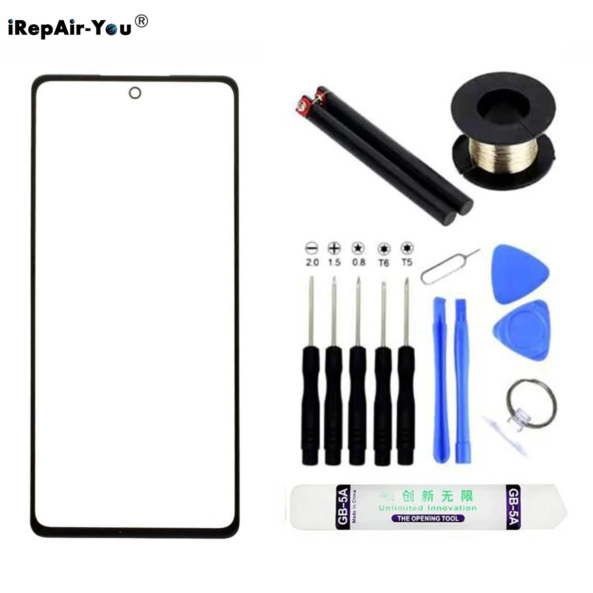 

Front Outer Glass Lens with OCA For Samsung Galaxy S21 ultra S20 Plus S20 Ultra Front Screen Glass Replacement Repair Tools kit