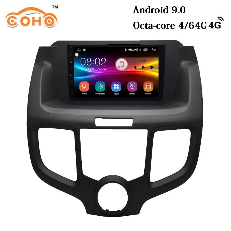 Android 9,0 4+ 64G радио плеер Автомобильный gps Navigaton стерео Мультимедиа для 2004-2008 Honda Odyssey