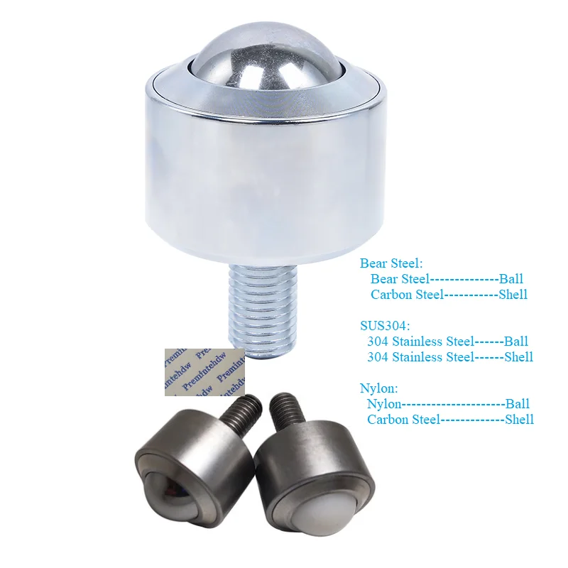 4 шт. резьбовой болт шариковый подшипник универсальный настольный Конвейерный