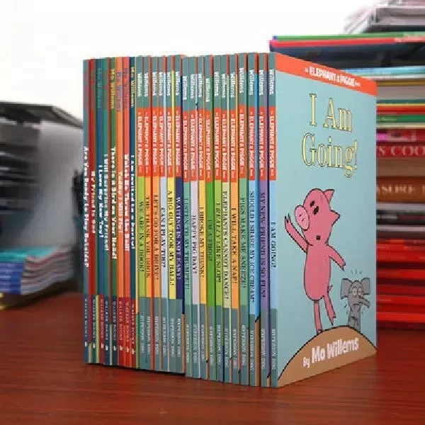 

25 книг/набор, книга «слон и Пигги»