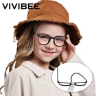 2021 женские очки VIVIBEE для компьютера с защитой от синего света, детские круглые очки с фильтром, матовая оправа TR90, очки для защиты глаз для мальчиков и девочек