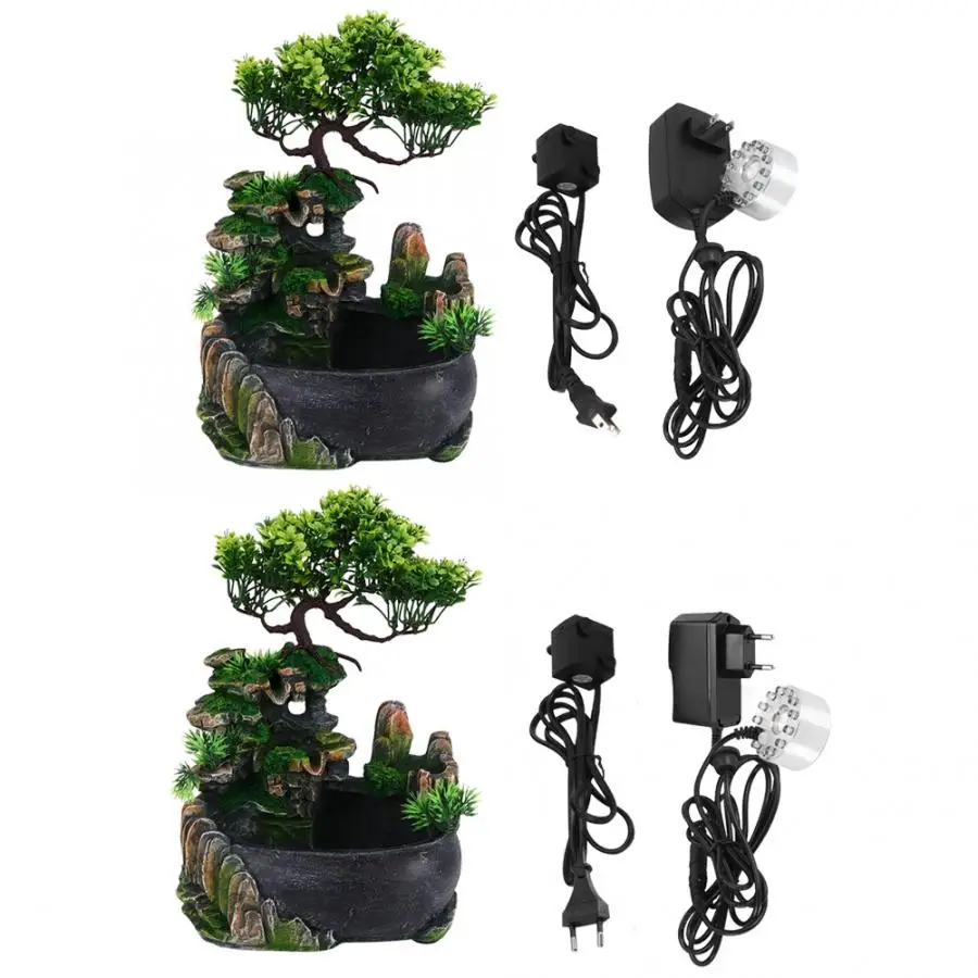 Комнатная столешница фонтан водопад Богатство Фэншуй Декор распыления