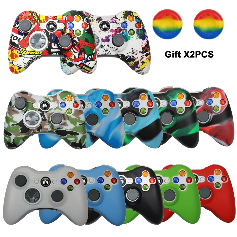Мягкий силиконовый чехол для xbox 360 аксессуары геймпада колпачки захвата большими