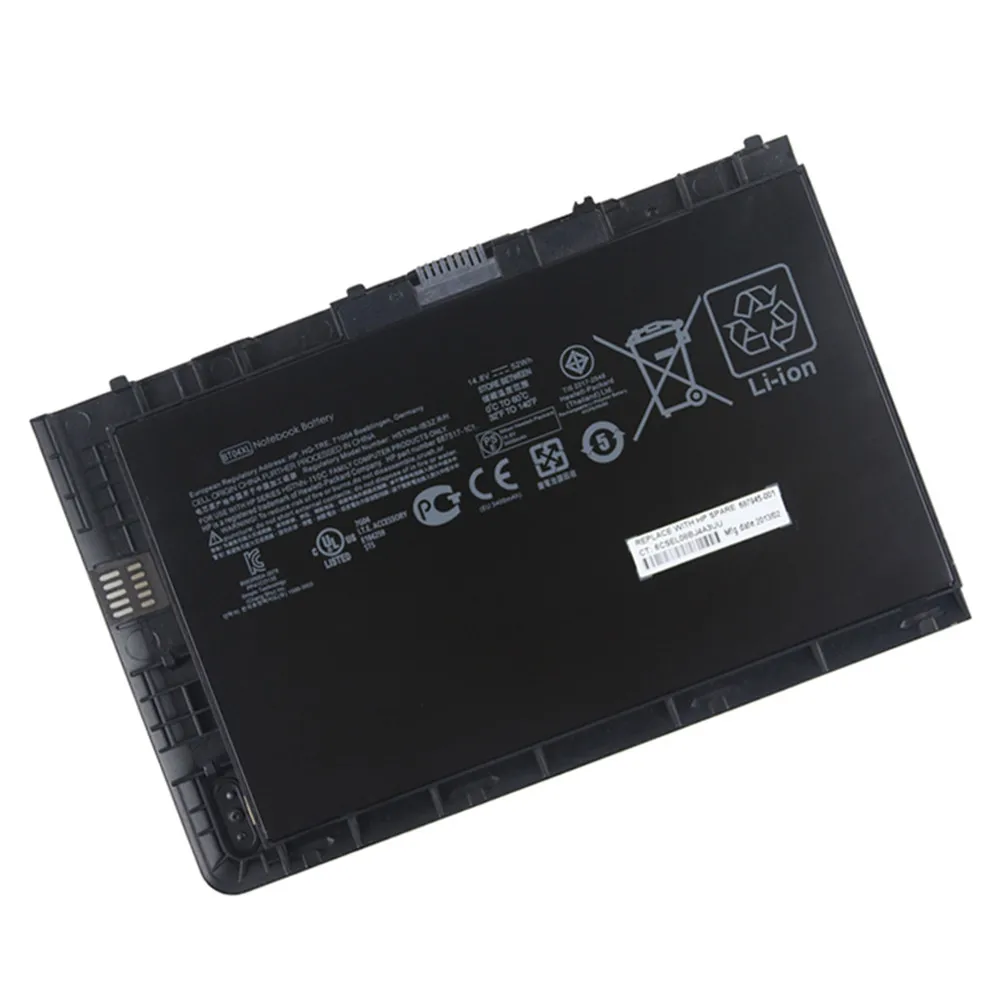 

BT04XL Battery for HP EliteBook Folio 9470 9470M Series HSTNN-IB3Z HSTNN-I10C BA06 687517-1C1BT04XL 14.8V 52WH Laptop Batteries