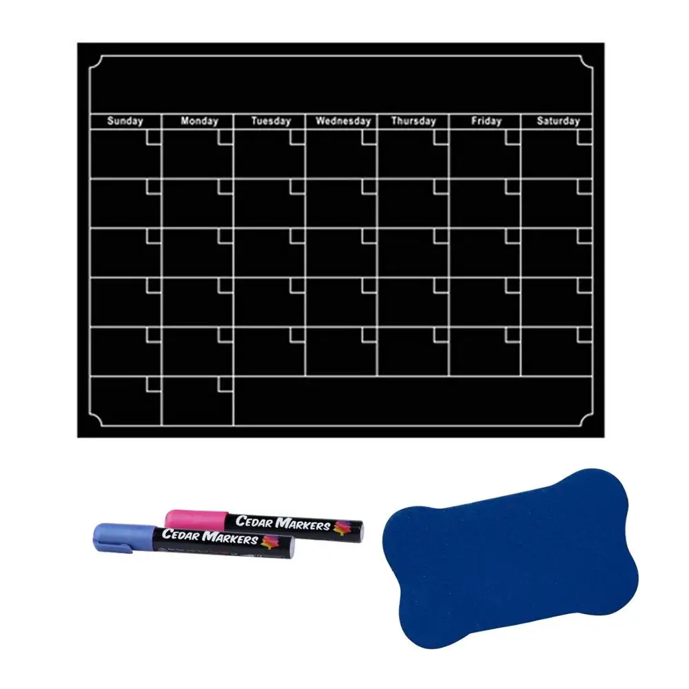 40x30 см многоразовая Магнитная сухая стираемая холодильник календарь