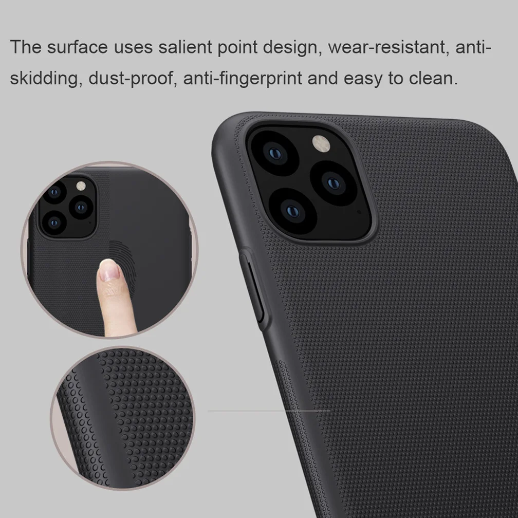 Чехол для iPhone 11 Pro Max, чехол NILLKIN, чехол s для iPhone 11 Pro, высокое качество, Супер Матовый экран для iPhone 11, 5,8 дюймов