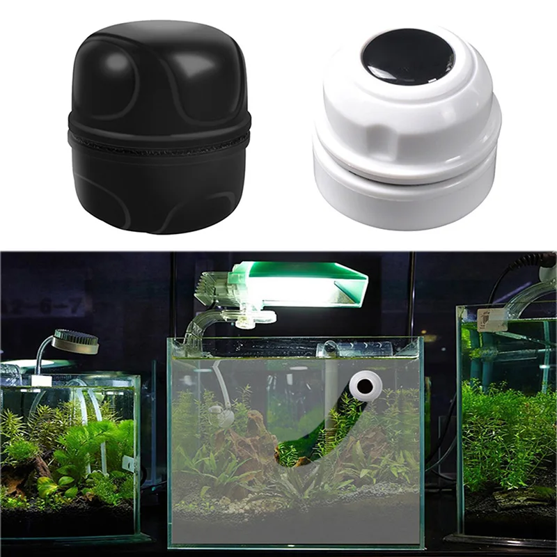 Mini Round Magnetic Aquarium Fish Tank Glass Algae Cleaner Scrubber Floating Clean Brush | Дом и сад