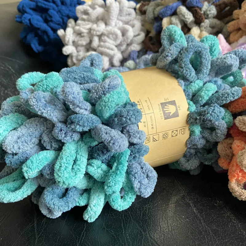 5 шариков пушистая петля пряжа для пальцев вязание крючком шениль пуховка