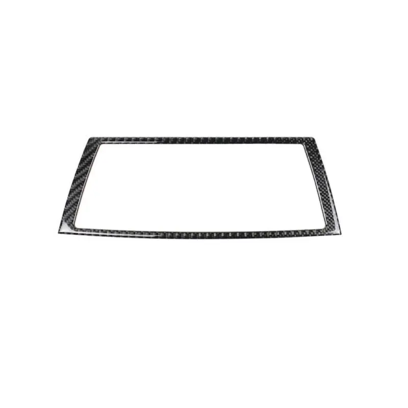 

Для BMW X5 E70 2008 2009 2010 2011 2012 2013 углеродное волокно Черная передняя навигация GPS рамка Крышка отделка