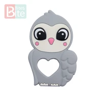 bite bites 1pcs baby toys silicone teether glove rodent teether food grade silicone silicone owl silicon beads baby teething toy