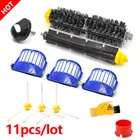 Щетки гибкие 3-х сторонние, с фильтром для пылесосов iRobot Roomba серии 600, 610, 620, 625, 630, 650, 660