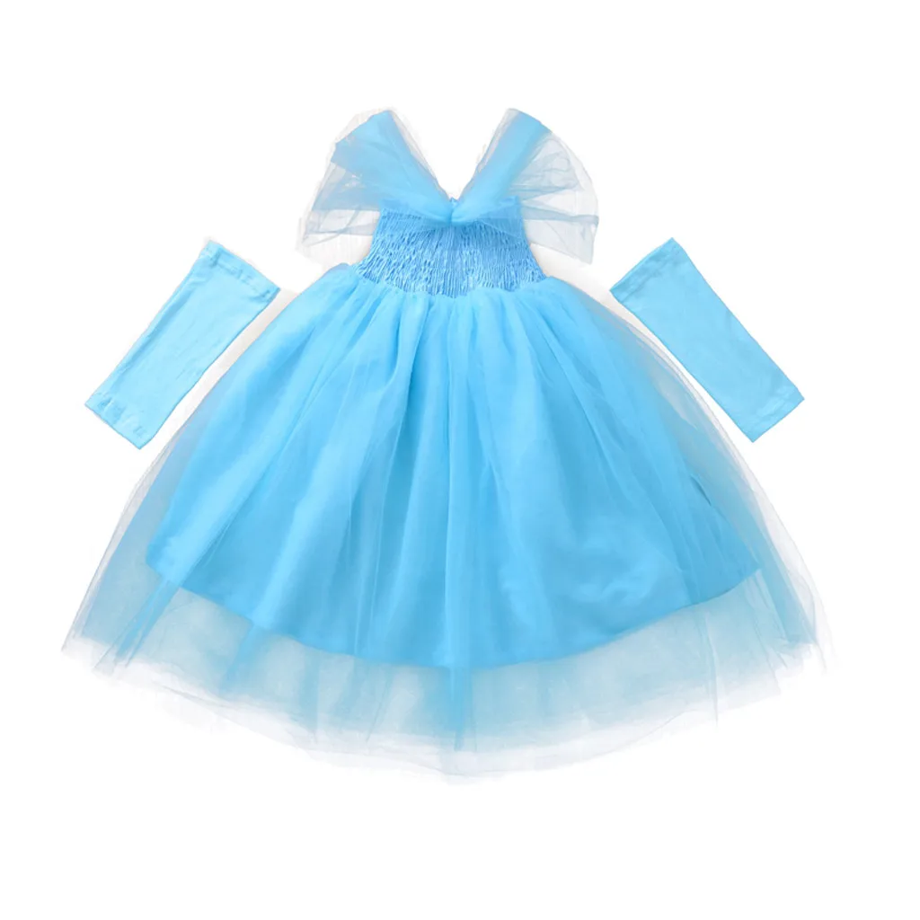 Mesh Baby Girl Dress Princess Bridesmaid Pageant Gown Birthday Party Wedding cute dress Robe de fille | Детская одежда и обувь