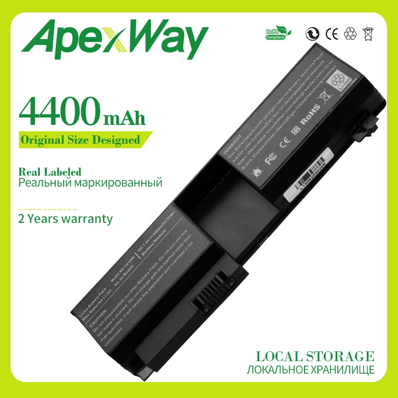 

Apexway 4400 mAh battery for HP Pavilion tx1000 tx1100 tx1200 tx1300 tx2500 tx1400 tx2000 tx2100 TouchSmart tx2-1000 tx2-1100