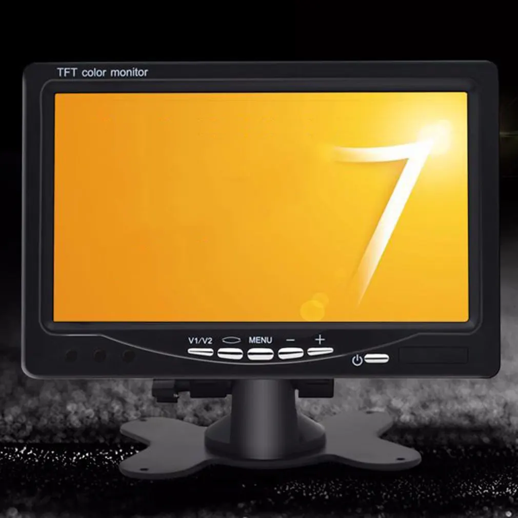 

7 Inch Car Monitoring Car Bracket Monitoring Visual Reversing Image Car Parts Car LCD Monitoring Devices